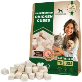 Freeze-Dried Dog Treat Cubes – Premium Natural Training Treats for Dogs (5.3 oz / 150g)