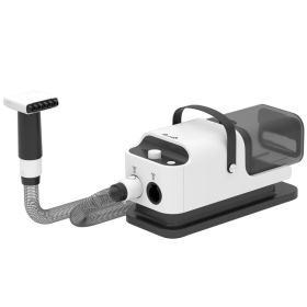 5-in-1 Dog Grooming Vacuum & Dryer with Clipper – Low Noise Pet Grooming System for Home Use