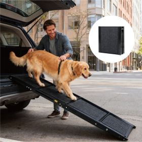 71-Inch Folding Dog Ramp for Cars, SUVs & Trucks – Extra-Wide Portable Pet Ramp
