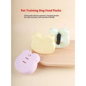 Pet Training Treat Pouch With Food-Grade Silicone - Soft, Skin-Friendly Dog Treat Bag With Hanging Buckle For Easy Carrying - Ideal For Puppy Training
