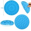 2PCS Dog Lick Pad – Slow Feeder Grooming & Bath Distraction Mat for Dogs