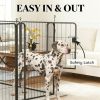Pet fence, dog cage, black