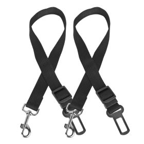 2-Pack Adjustable Dog Car Seat Belt for Safe & Comfortable Travel