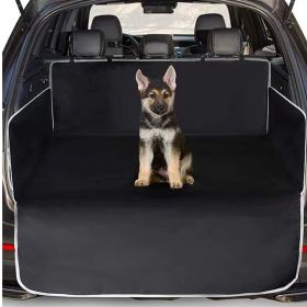 Dog Car Mat for Rear Seat & Trunk – Protective Pet Car Seat Cover for Dogs (Option: Black With White Edge Style-185x105x38cm)