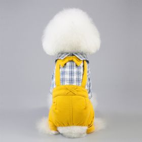Dog Clothes Spring And Summer Clothing (Option: Yellow-S)