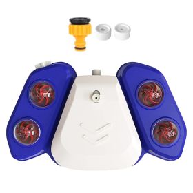 Blue-Yellow Color Options -- 1Pc Dog Water Fountain Multifunctional Automatic Pet Water Dispenser Outdoor Step-on Activated Sprinkler For Drinking Sho (Option: Blue)