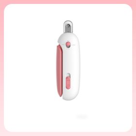 Dog Nail Scissors with Gravity Push Design – Safe & Easy Pet Nail Clippers for Dogs (Option: Chinese Version Packaging-Pink)
