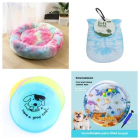 Silicone Flying Disc Dog Toy – Interactive Flying Saucer for Fetch, Training & Outdoor Play (Option: Set-1PC)