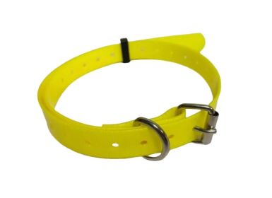 Adjustable Dog Training Collar - Reflective & Durable Nylon, Comfortable & Safe for Small/Medium/Large Dogs, Perfect for Obedience Training (Color: Yellow)