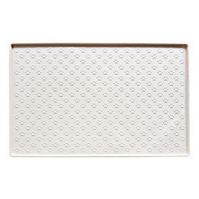 Waterproof Silicone Dog Feeding Mat (Option: Cream color-large)