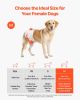 VEVOR Disposable Dog Diapers, Super Absorbent Female Dog Diapers, 360° Leak-Proof Female Doggy Pet Diaper with Wetness Indicator for Heat Period, Trai