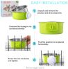 Removable Hanging Food Stainless Steel Water Bowl Cage Bowl for Dogs