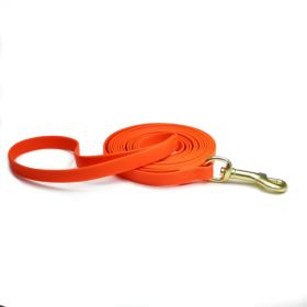 Waterproof PVC Dog Training Lead for Recall, Tracking & Obedience Training (Option: Orange-3M)