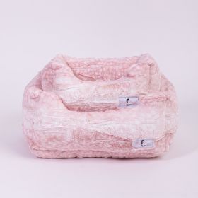 Cashmere Dog Bed (Color: Pink Fawn, size: SM)