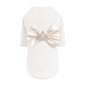 Royal Princess Dog Sweater (Color: Ivory, size: XXS)