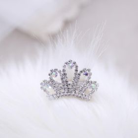 Tiara Barrette (Color: silver)